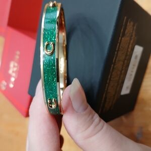 Coach Green and Gold Bracelet